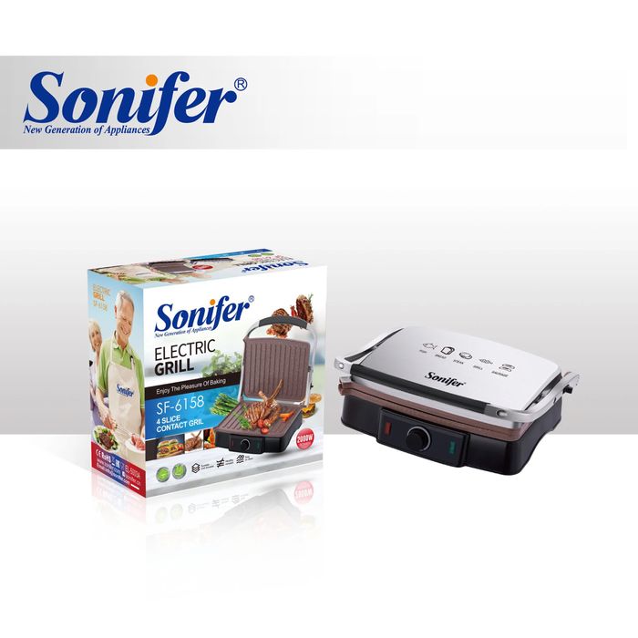 Электрический контактный гриль Sonifer SF-6158