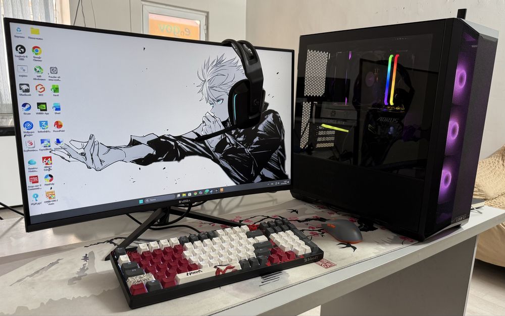 Игровой ПК+ полный сетап RTX 3070 Ti / Ryzen 7 5800X3D / 32GB / 2Tb