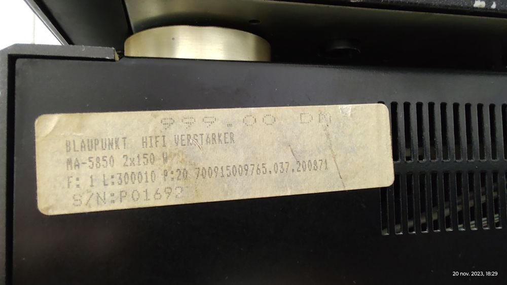 Amplificator Blaunpunkt MA-5850 Artech