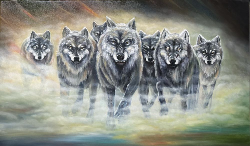 Картина, масло на холсте