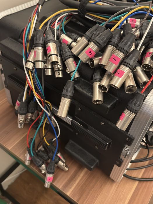 Lot 3 multicore Behringer 8 canale XLR