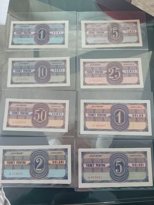 Bancnote de colectie UNC, NAVROM, BGR