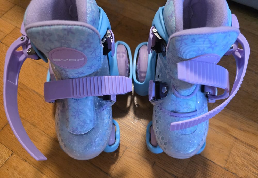 BYOX Регулируеми кънки с PVC колелца LITTLE BEETLE Frozen GIRL XS/26-29/