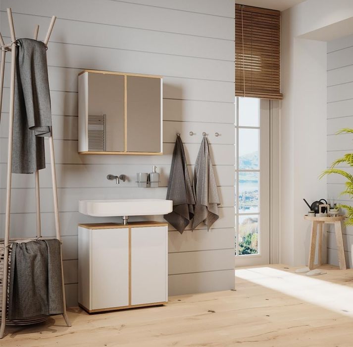 Шкаф за надмивка с огледало 6729