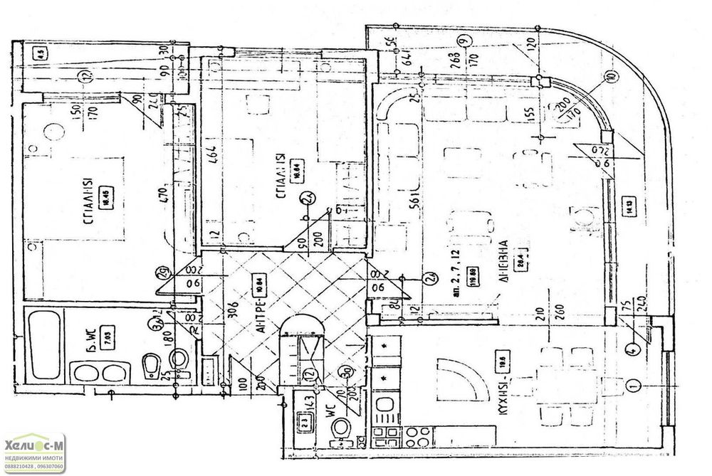 Продава се Тристаен апартамент в Монтана, Широк център - 120 кв.м за 1105 €/кв.м - Снимка #16