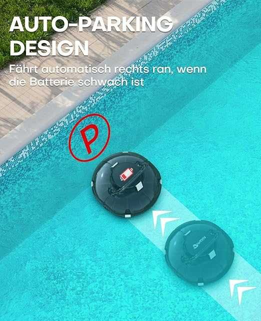 Robot curatare piscina Winny Pool, Cordless, Autonom 75 min