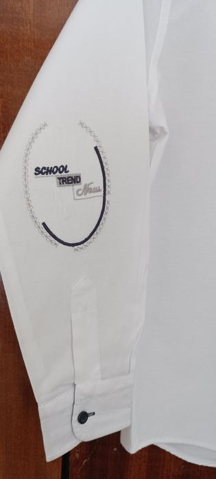 Официална бяла риза за момче