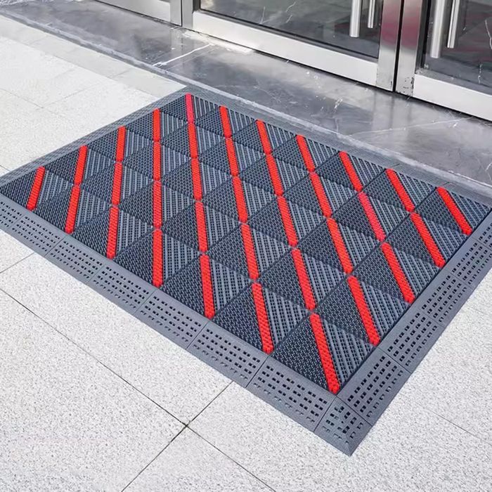 Kirish uchun rezina modul gilam (antislip, loy va suvga qarshi)