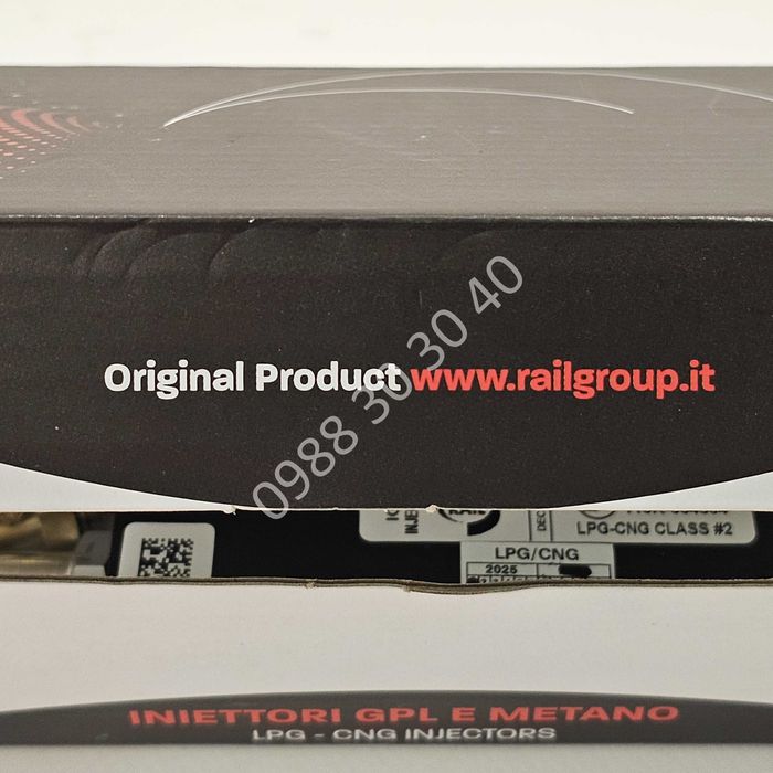 Нови! Италиански инжектори Rail 2 Ohm  4 цил. + филтър gazov injekcion