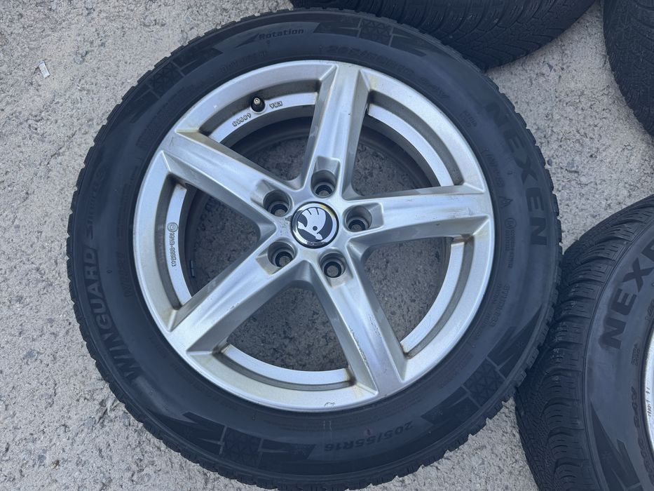Джанти 16 5х112 Brock със зимни гуми Nexen 205/55/16
