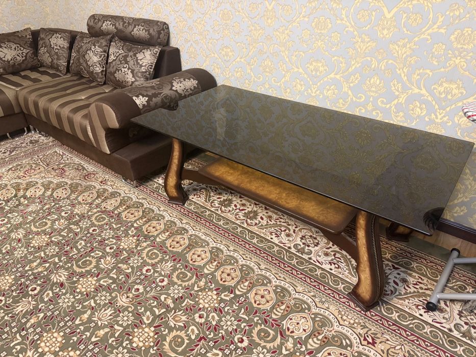 Мягкая мебель с журнальным столиком !