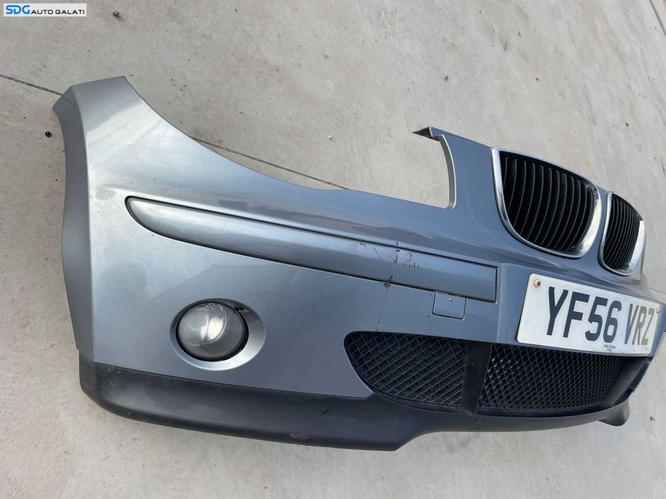 Bara Spoiler Fata Completa cu Grile si Proiectoare BMW Seria 1 E81 E87 2004 - 2008 Culoare Quarzblau Cod 7121490 712149012 [Z0073]