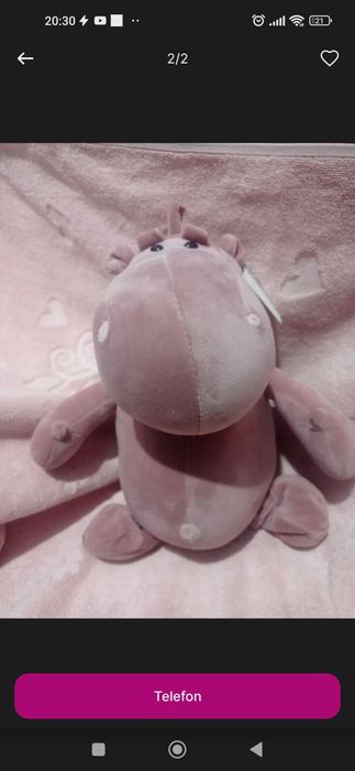 Begemot yumshoq o'yinchoq sotiladi