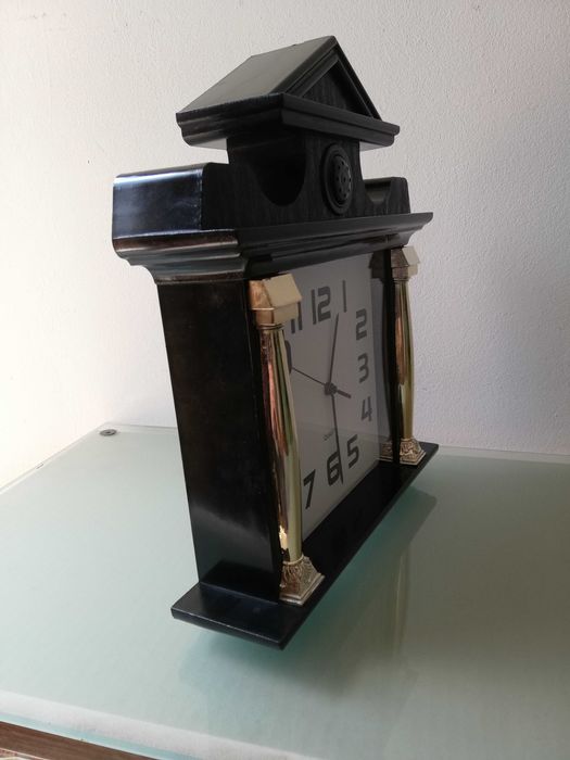 Ceas de perete radio controlat AMS, de EXTERIOR, dimensiuni 29X7X34 cm