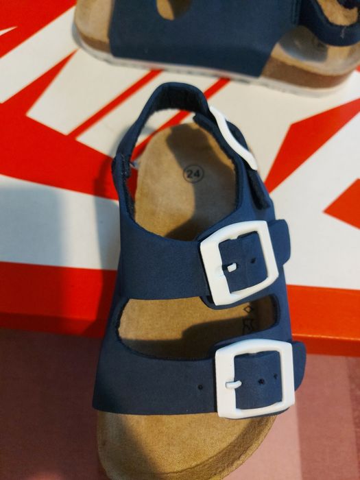 Детски сандали тъмно сини