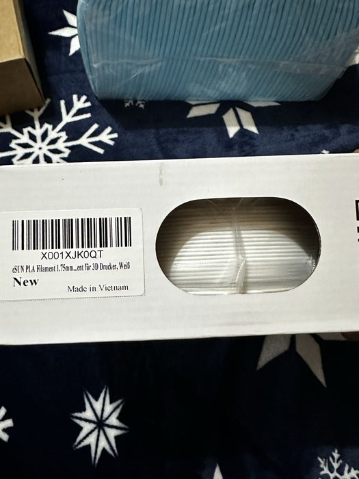 Filament eSUN Pla Alb 1.75 mm 1kg nou, la cutie