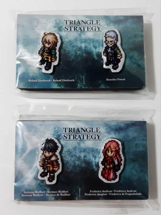 Triangle Strategy SIGILAT (Nintendo Switch) + insigne personaje joc