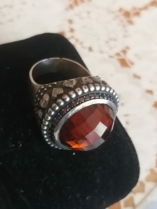 Vand doua inele din argint cu citrin