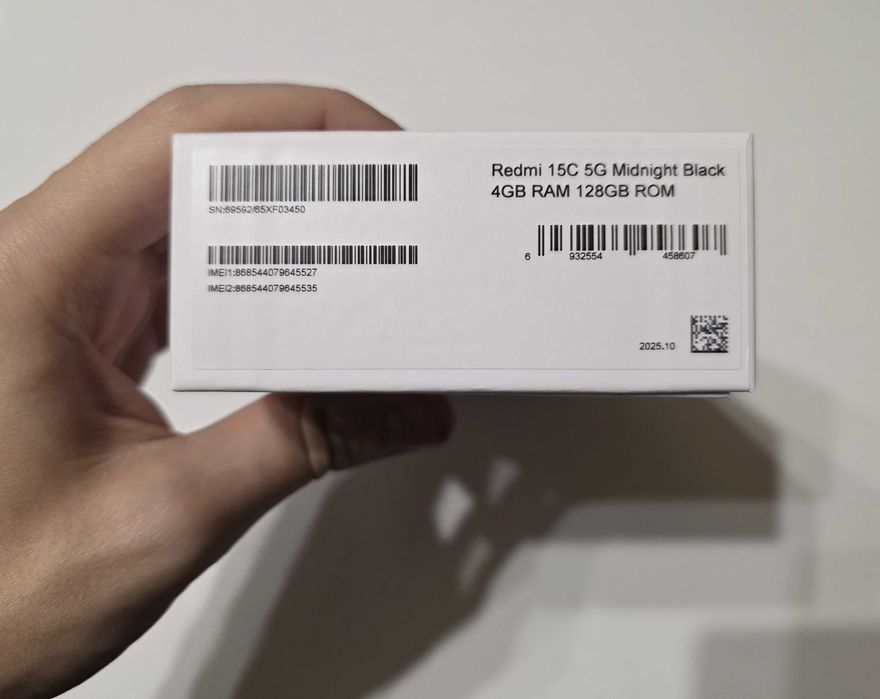 Xiaomi Redmi 15C 5G 128 GB Black