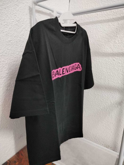 Tricou Balenciaga negru marimea L