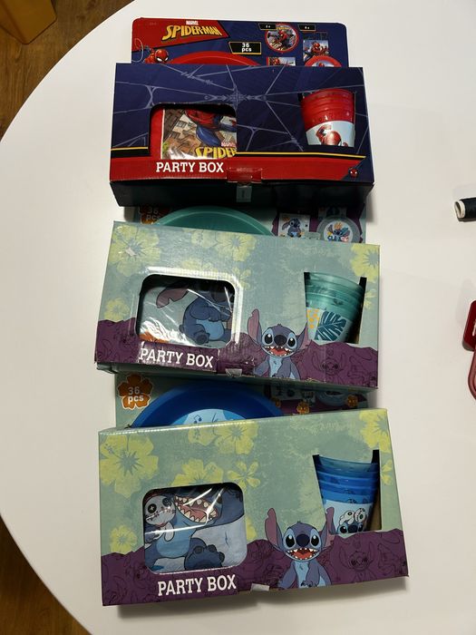 Seturi petrecere Pahare / Baloane / Spiderman / Stitch