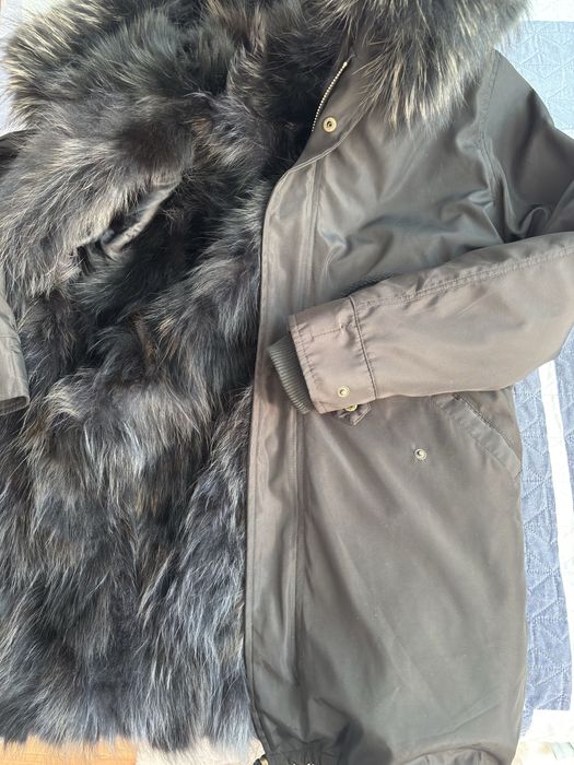 Парка из натурального меха