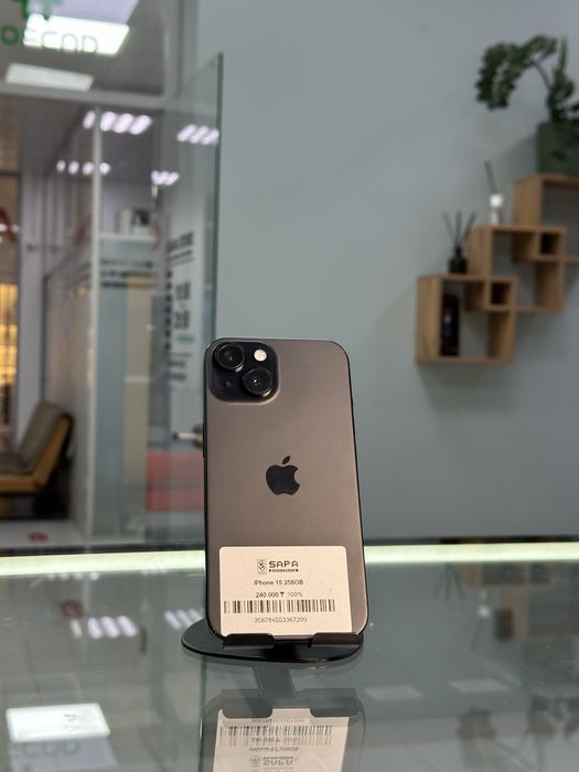 айфон 15 черный 256гб