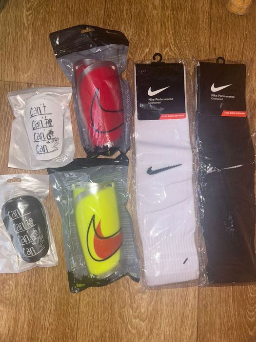 Гетры Nike,обрезки,щитки,носки тренировочные