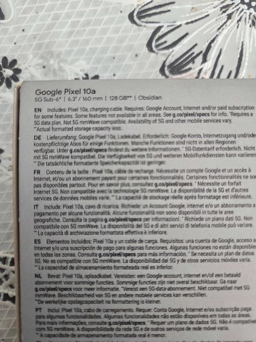 Продавам телефон Google Pixel 10а Нов!