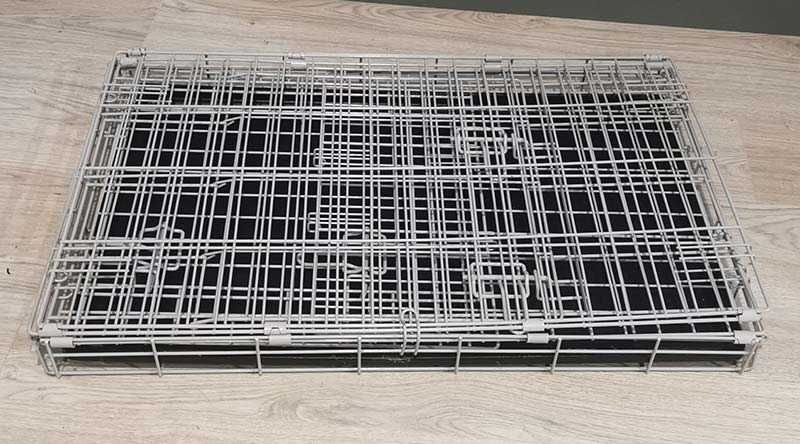 НОВА метална сгъваема клетка за куче 77x50x54см за транспорт и стационар