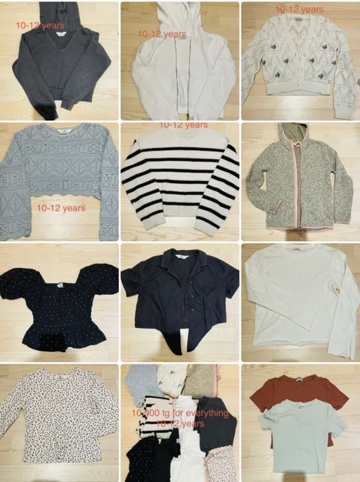 Одежда на девочку 9-12 лет
