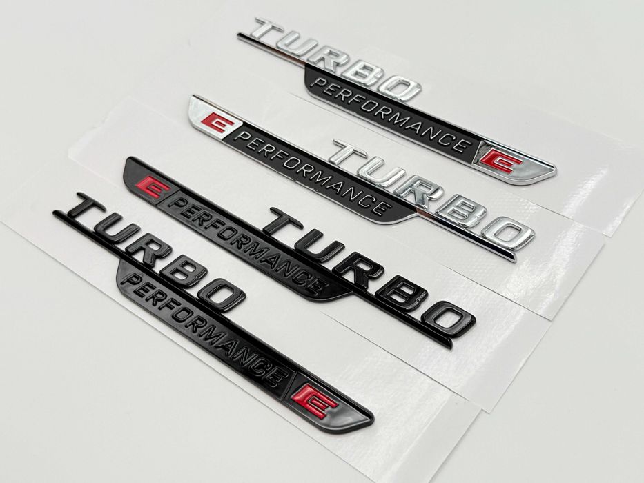 Set Embleme Compatibile Mercedes Turbo E Performance