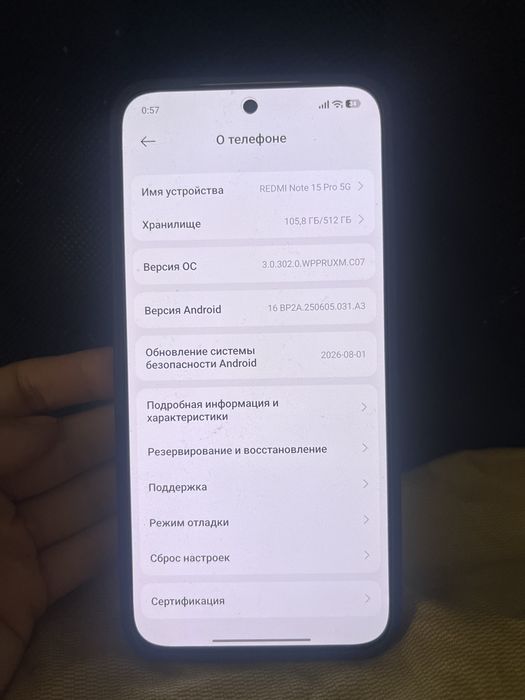 Xiomi redmi note 15 pro 5G