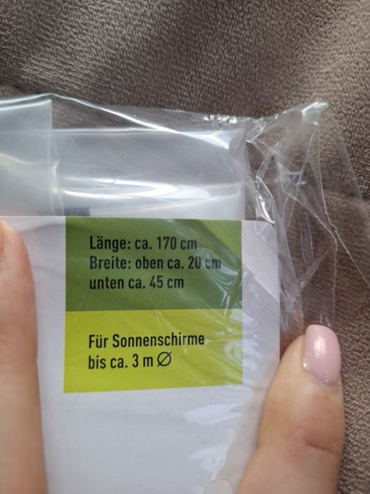 2 bucati la pret de 1-Husa protectie umbrelă gradina,