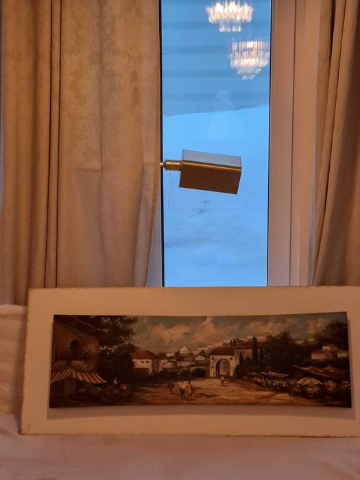 Pictura in ulei pe lemn