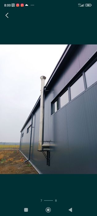 Vand cos de fum (horn) dublu izolate