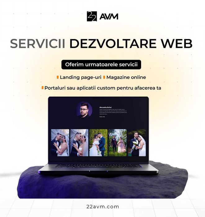 Dezvoltare web, aplicatii web customizate, creare site.
