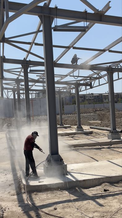 Пескоструйный очистка