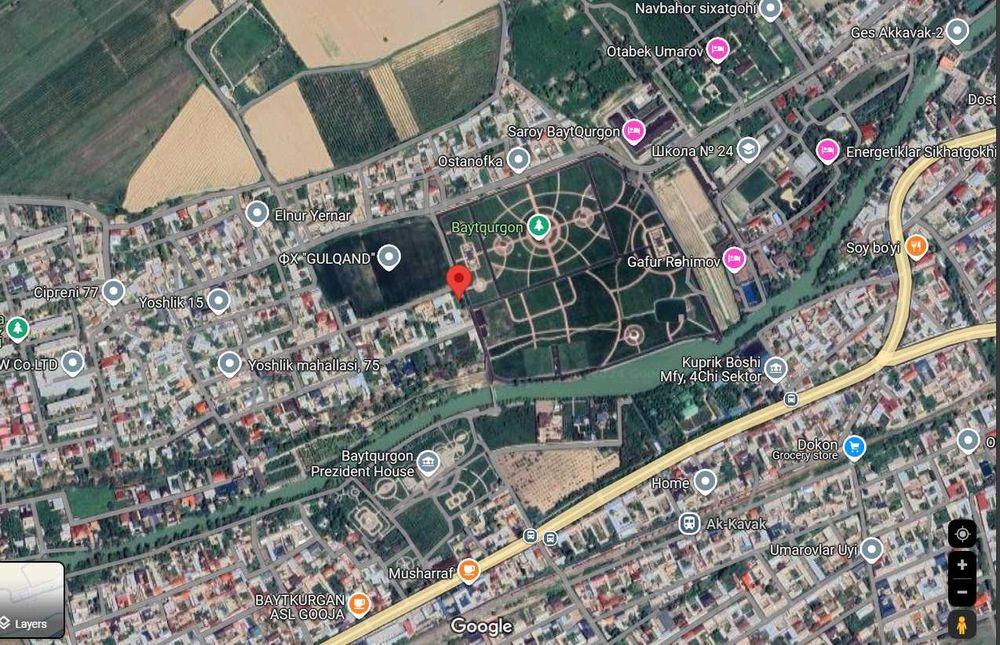 Кибрай районида ер участка сотилади