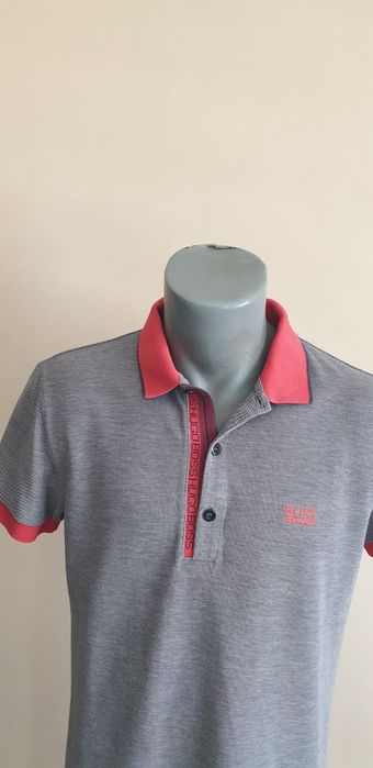 Hugo Boss Paule 4 Pique Pima Cotton Slim Fit  M ОРИГИНАЛНА Тениска!