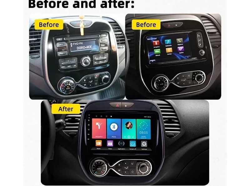 RENAULT CAPTUR CLIO 2011-2019 климатроник Android Mултимедия/Навигация