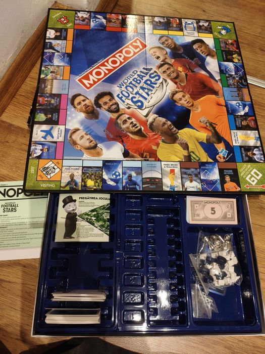 Monopoly World Football Stars – ediție fotbal – stare foarte bună