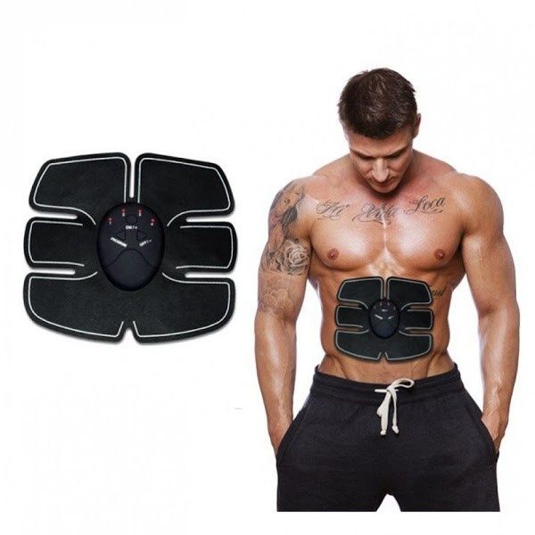 Centura electrostimulare EMS Six Pack pentru abdomen