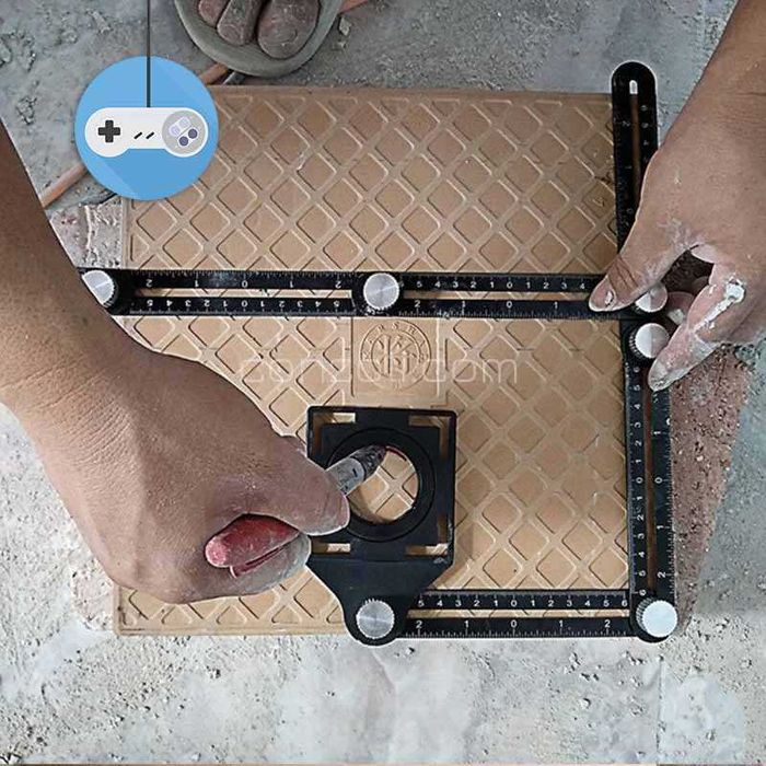 Мултифункционален шаблон от алуминиева сплав