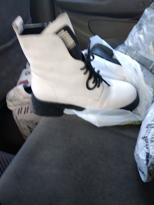 Ботинки женские кожаные