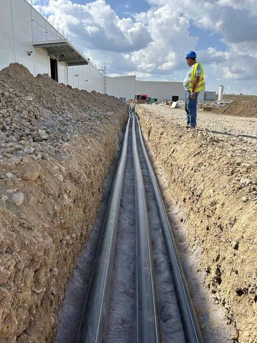 Executam Sudura PEHD cap la cap si electrofuziune