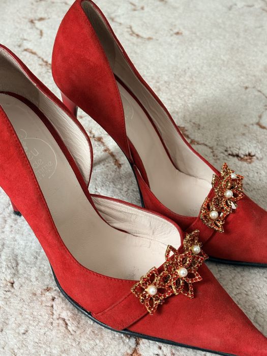 Раритетные туфли. Замша.