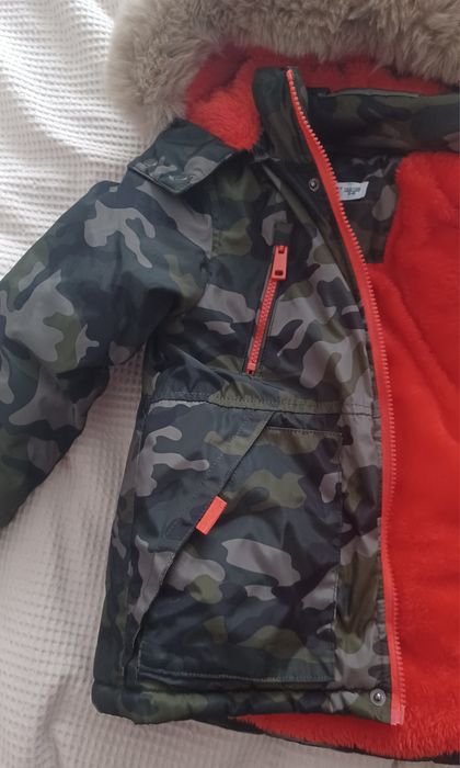 Топло детско зимно оригинално яке размер 122см 5г