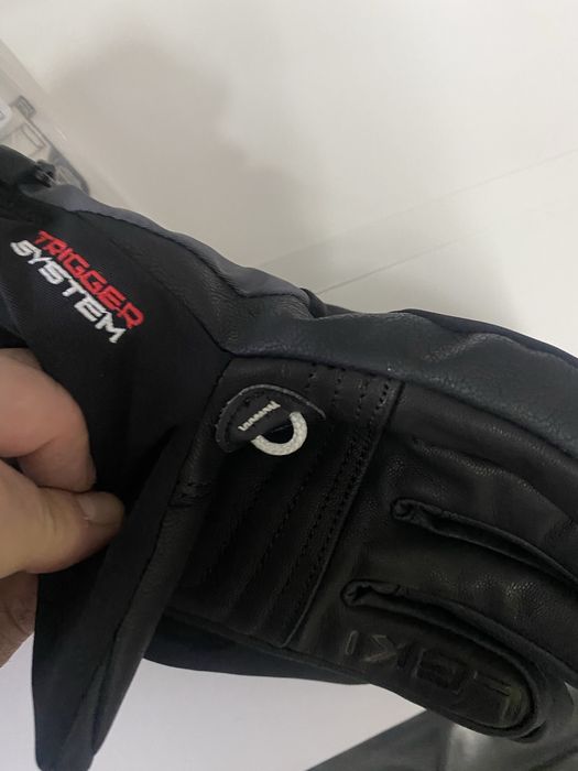 Нови ръкавици LEKI,размер M/8/,Trigger S захващане,козя кожа на дланта