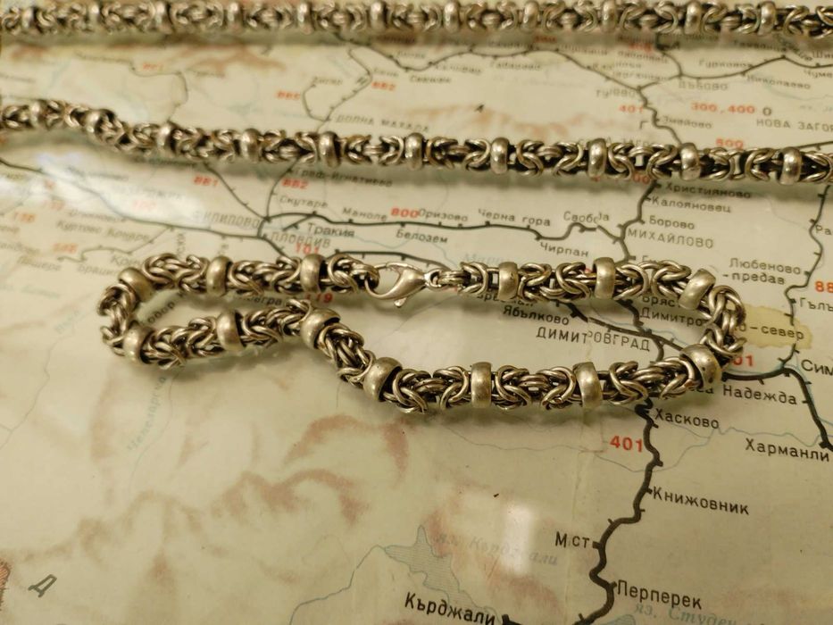 Синджир за шия и за ръка от медицинско желязо!